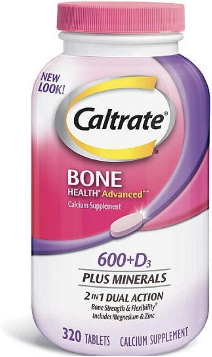 CALTRATE 600 mg + D3 avec minéraux, 320 unités